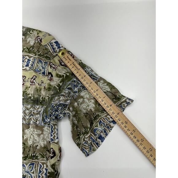 Campia Moda Mens Shirt Size Large Hawaiin Short Sleeve Button Up Vintage - Picture 8 of 10